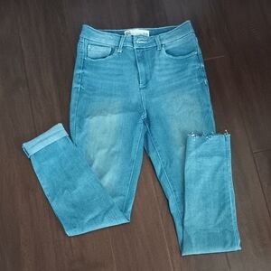 RSQ Blue Ankle Cropped Jeans Slim Fit